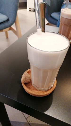 Vegan Chai Latte at LUSH Cafe in Munich
