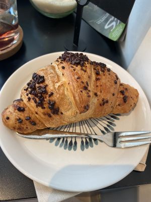 Chocolate croissant   at LUSH Cafe in Munich