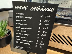 menu  at LUSH Cafe in Munich