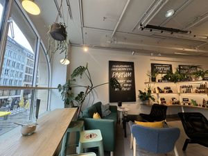 inside  at LUSH Cafe in Munich