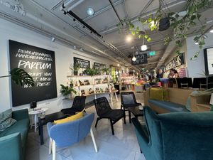 inside  at LUSH Cafe in Munich