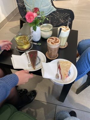 Great variety of food and drinks   at LUSH Cafe in Munich