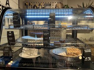 Cakes and slices  at LUSH Cafe in Munich