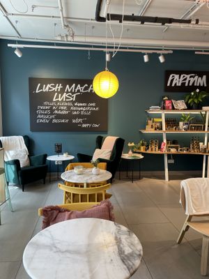 Seats  at LUSH Cafe in Munich