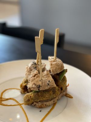 Burguer de jackfruit  at Oé Bistró in Leioa