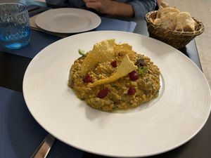 Risotto  at Oé Bistró in Leioa