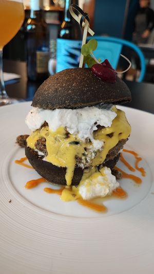 Hamburguesa de tofu at Oé Bistró in Leioa