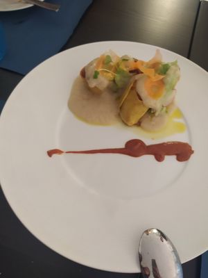 Canelones. Buenisimos, saben como a tipo chorizo. at Oé Bistró in Leioa