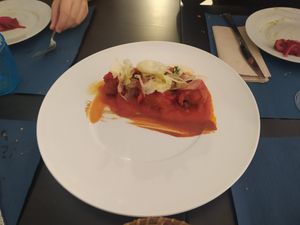 Albondigas de falafel. El plato más clásico de todos. at Oé Bistró in Leioa