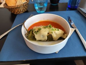 Stuffed pepper at Oé Bistró in Leioa