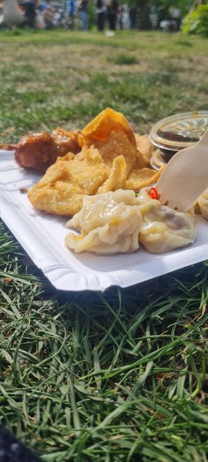 Set of starters at Vegany in Berlin