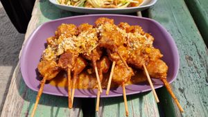 Tofu saté at Vegany in Berlin