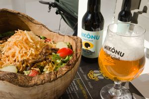 Rhino Salad!!!! at Rhino Vegan Beat in Mykonos