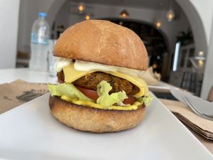   at Rhino Vegan Beat in Mykonos