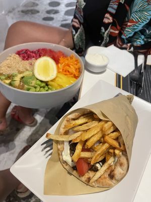   at Rhino Vegan Beat in Mykonos