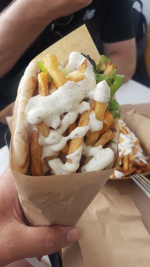 Close up at Rhino Vegan Beat in Mykonos