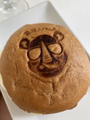 Lentil Burger  at Rhino Vegan Beat in Mykonos