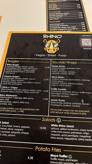   at Rhino Vegan Beat in Mykonos