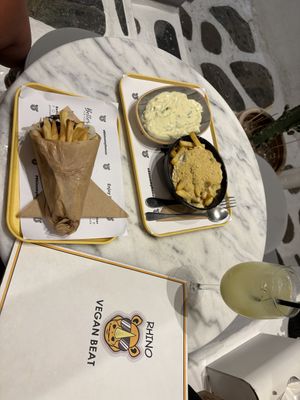   at Rhino Vegan Beat in Mykonos