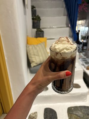 Choc milkshake  at Rhino Vegan Beat in Mykonos
