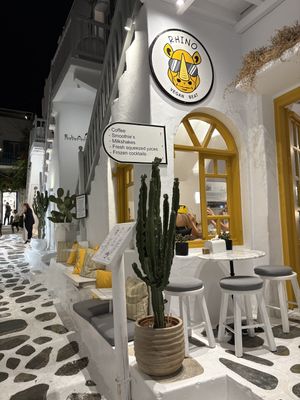   at Rhino Vegan Beat in Mykonos