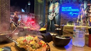 Vegan fajitas  at Panchito in Pireas