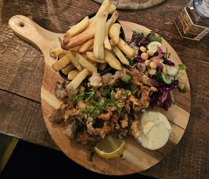 My fish&chips plate at FoodVia in Arnhem