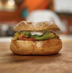 Trippa alla Fiorentina vegana at Tripperia Vegana TAN8 - Flying Kiosk in Florence