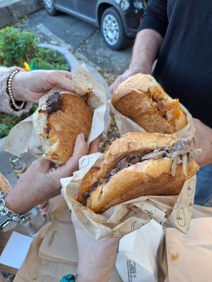 Panini Tan8, S-Guancia e TriiP at Tripperia Vegana TAN8 - Flying Kiosk in Florence