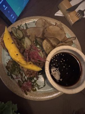 vegan super roll  at Maré Comida Com Vida in Fernando De Noronha