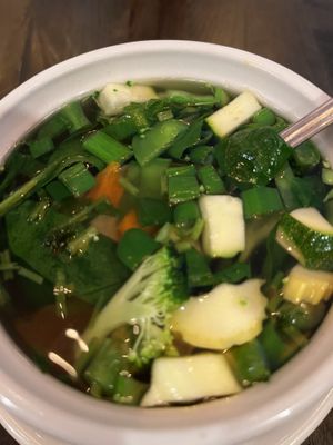 Vegetable Soup #Veganuary at Rice Paper Canton in Canton