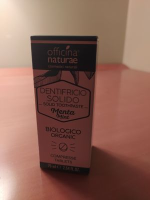 Organic solid toothpaste  #Veganuary at Biodiverso in Altamura