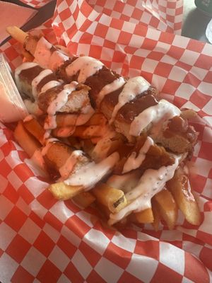 Buffalo chkn fries   at Veggietize me in Panorama City