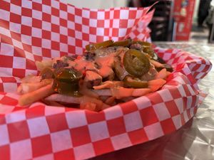Loaded fries  at Veggietize me in Panorama City