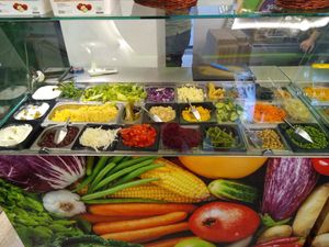 Salad Bar 1 at Salad Express in Jerusalem