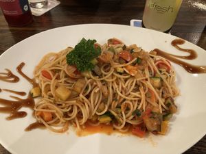 Spaghetti Ortolana  at MIO Bistro Caffé Gelato in Sylt