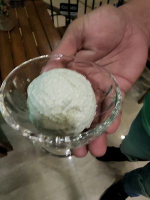 Avocado ice cream at The Green Chef in Dumaguete