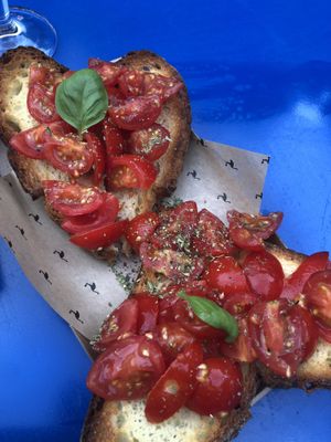 Bruschetta  at Proeflokaal ‘t Blauwe Theehuis in Amsterdam