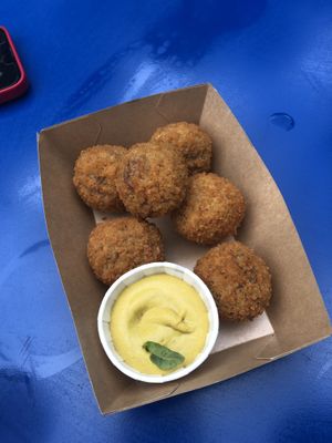 Vegan bitterballen  at Proeflokaal ‘t Blauwe Theehuis in Amsterdam