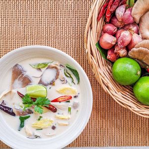 Vegan Tom Kha  at Life On Plants in Phuket