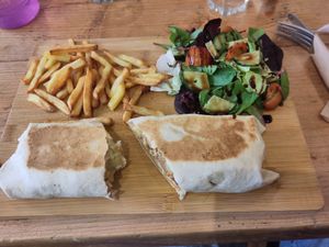 breakfast burrito at Bondade in Leicester