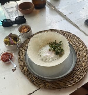 Original Hopper w/ egg   at Duni's Hoppers in Dikwella