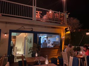 First floor terrace at Blue Terrace in Kalkan