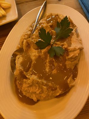 Hummus  at Blue Terrace in Kalkan