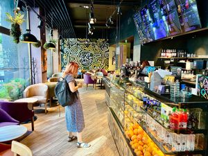 Interior at Tucano Coffee in Bucharest