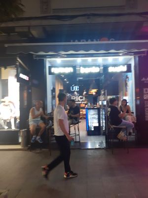 Outside at Japanos Athenaeum in Bucharest