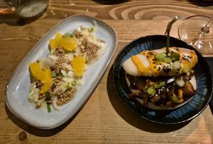 Veganer Fenchelsalat und veganes Bao Bun at Stachelschwein in Dortmund