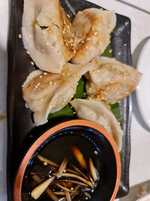 Gyoza at Red Apple 红苹果素食 - Tampines in East Singapore