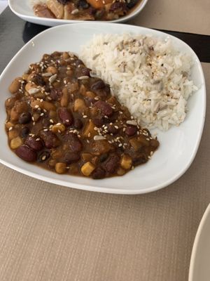 Chilli tapa. Amazing  at Cajual Vegan Foodsters in Loule