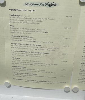   at Cafe Restaurant Am Flugplatz in Wyk Auf Foehr